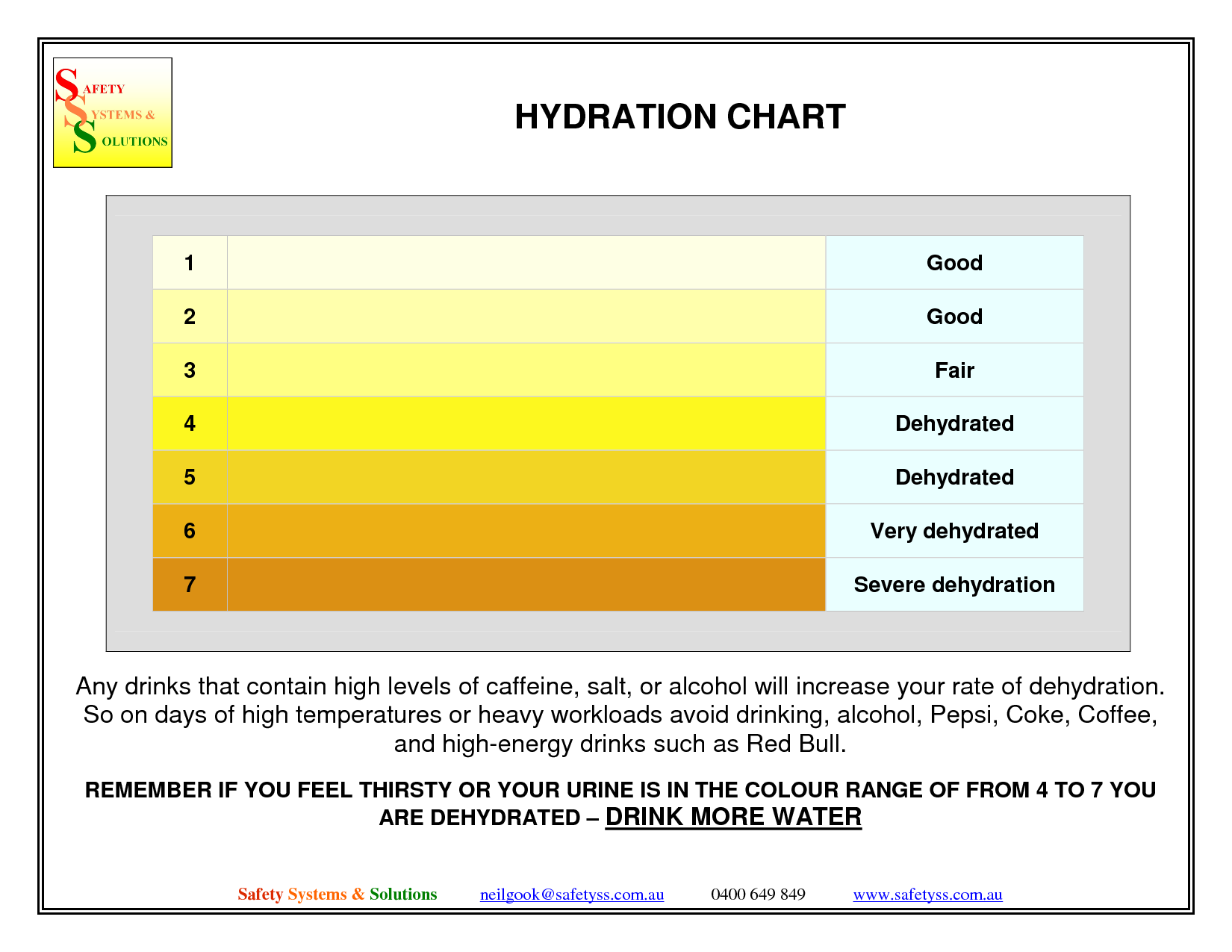 Urine Color And Clarity Chart